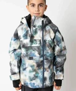 Hot 2117 of Sweden Juniors' Light Padded Ski Jacket Kidden Aop Sky