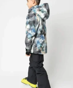 Hot 2117 of Sweden Juniors' Light Padded Ski Jacket Kidden Aop Sky