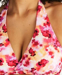 Outlet Abecita Women's Maui Halterneck Bikini Bra Pink