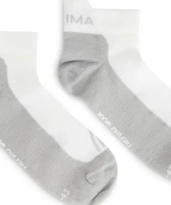 Clearance Aclima Ankle Socks 2-Pack White/Light Grey