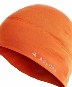 Online Aclima LightWool 140 Beanie Orange Tiger