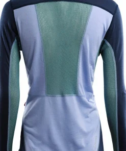 Best Aclima LightWool Sports Shirt Woman Purple Impression/Navy Blazer/North Atlantic Purple Impr/NavyBlazer/NorthAtlantic