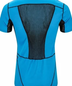 Aclima Men's LightWool 140 Sports T-shirt Bluejay/Jet Black