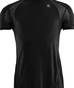 New Aclima Men's LightWool 140 Sports T-shirt Jet Black