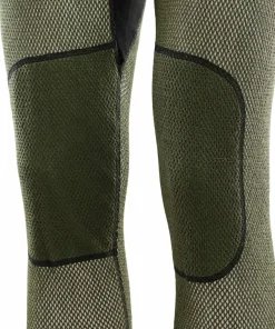 Outlet Aclima Men's WoolNet Hybrid Longs Jet Black/Olive Night/Dill Jet Black / Olive Night / Dill