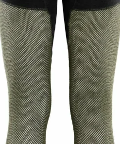 Outlet Aclima Men's WoolNet Hybrid Longs Jet Black/Olive Night/Dill Jet Black / Olive Night / Dill