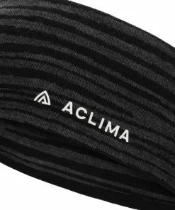 Best Aclima Warmwool Headband Black Motion