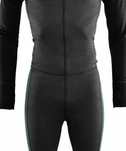 Online Aclima WarmWool Overall 3/4 Man Marengo/Jet Black/Green Gables