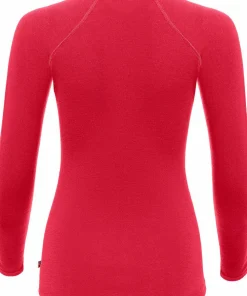 Discount Aclima Women's WarmWool Crewneck Jester Red