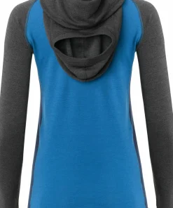 Clearance Aclima Women's WarmWool Hoodsweater V2 Marengo/Corsair/Navy Blazer Marengo / Corsair / Navy Blazer