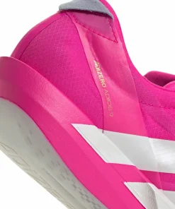 Discount Adidas Men's Adizero Adios 9 Shock Pink/Zero Metalic/Silver Violet