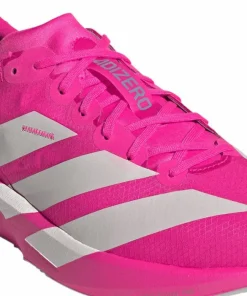 Discount Adidas Men's Adizero Adios 9 Shock Pink/Zero Metalic/Silver Violet