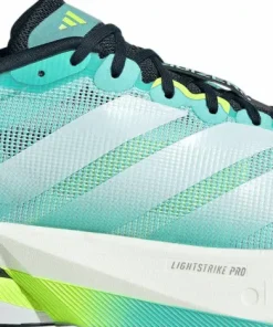 New Adidas Men's Adizero Boston 13 Flash Aqua/Cloud White/Lucid Lemon Flaaqu/Ftwwht/Luclem