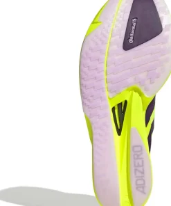 Discount Adidas Men's Adizero Takumi Sen 11 Solar Yellow/Aurora Plum/Powder Plum