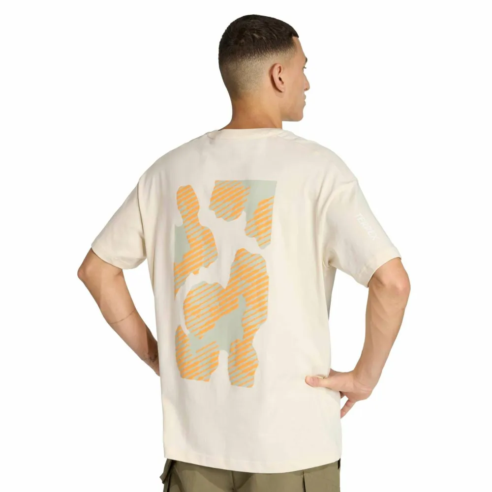Outlet Adidas Men's Terrex Multi Tee Meadow Pack Wonder white