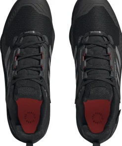 Best Adidas Men's Terrex Swift R3 GORE-TEX Shoes Core Black/Grey Three/Solar Red CBLACK