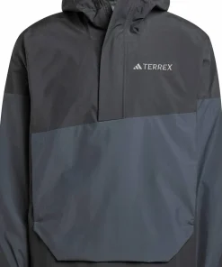 Adidas Men's Terrex Xploric 2.5L Climaproof Anorak Black/Carbon
