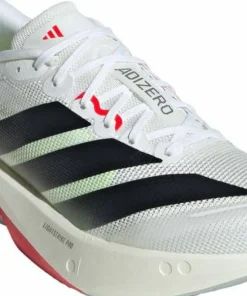Adidas Women's Adizero Boston 13 Cloud White/Core Black/Lucid Red Ftwwht/Cblack/Lucred