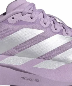 Outlet Adidas Women's Adizero Evo SL Powder Plum/Zero Metalic/Shock Pink