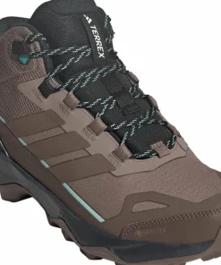 Hot Adidas Women's Terrex Skychaser Ax5 Mid Gore-Tex Trace Brown/Earth Strata/Semi Impact Orange