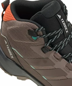 Hot Adidas Women's Terrex Skychaser Ax5 Mid Gore-Tex Trace Brown/Earth Strata/Semi Impact Orange
