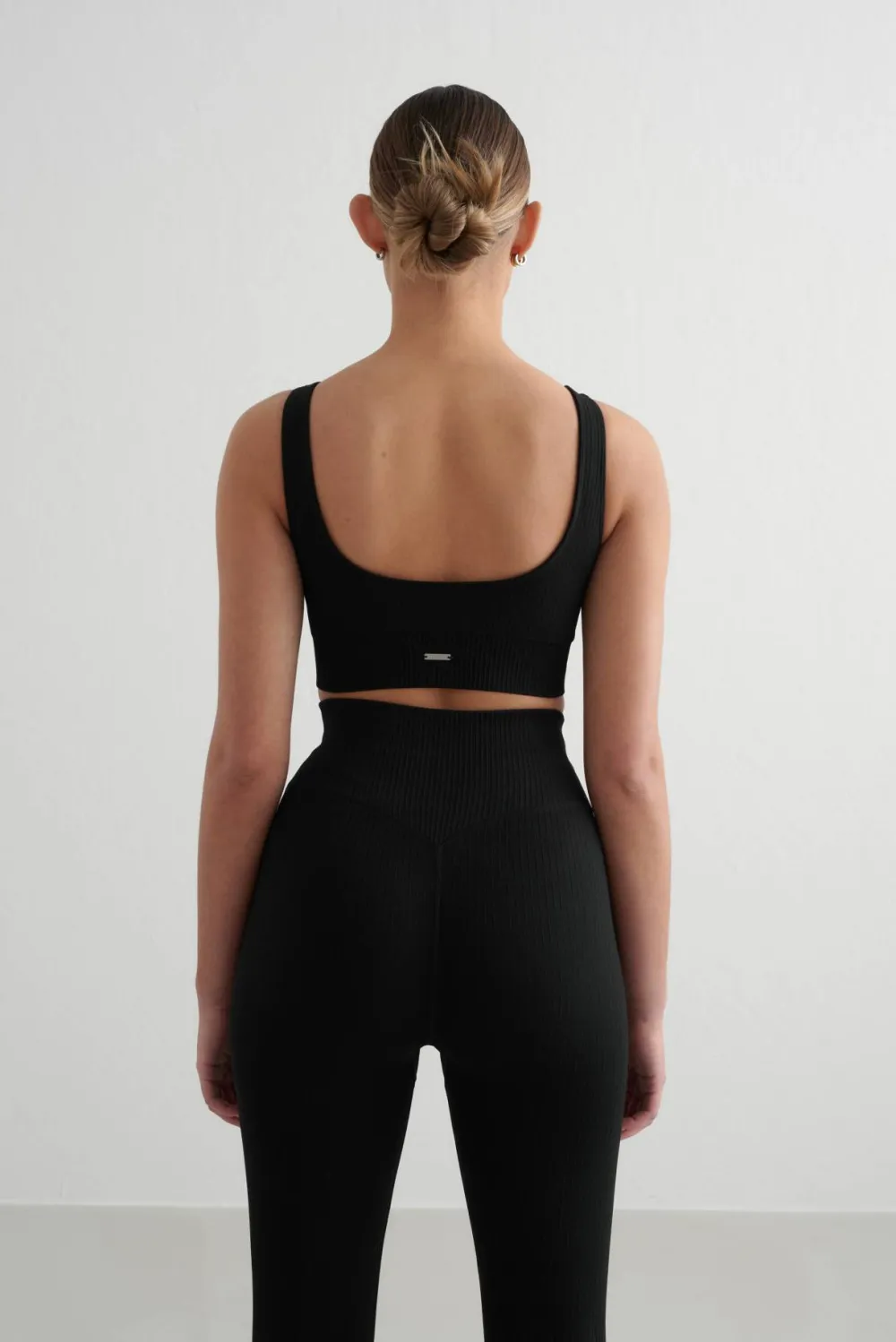 Hot Aim'n Women's Ribbed Seamless Tights Black