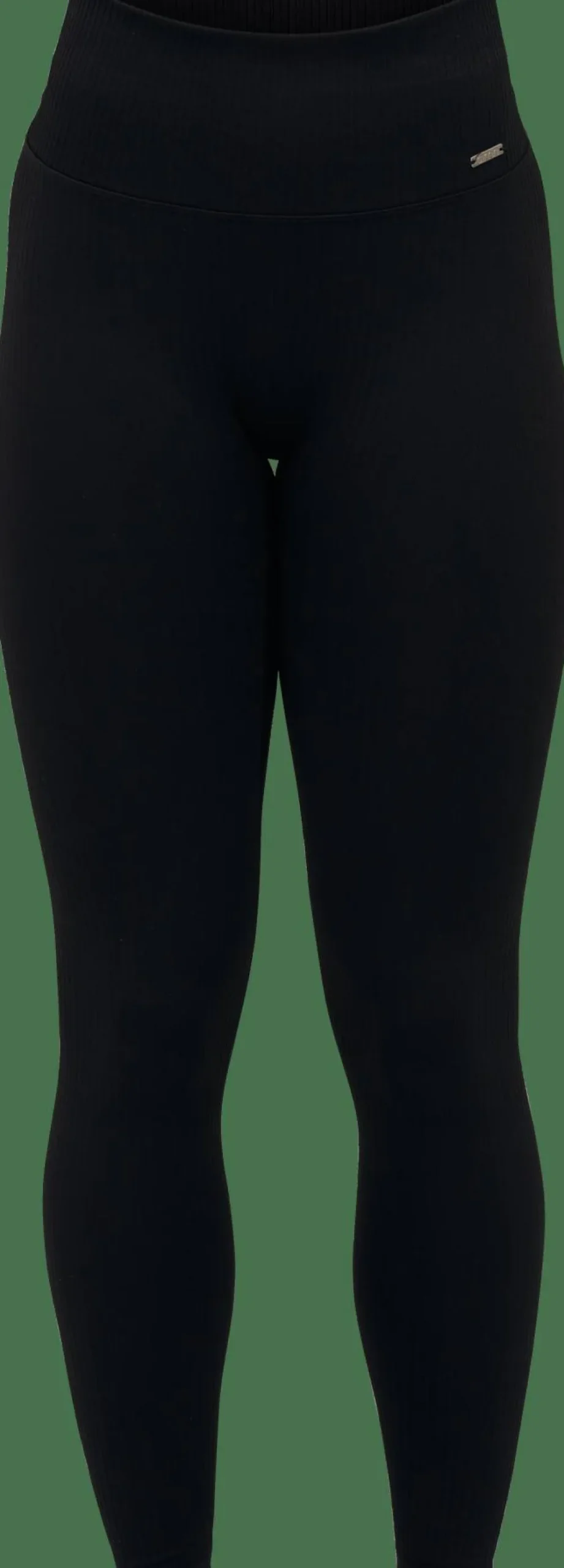 Hot Aim'n Women's Ribbed Seamless Tights Black