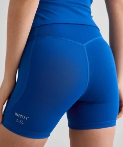 Discount Aim'n Women's Running Midi Biker Shorts Azure