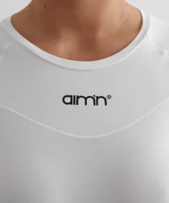 Online Aim'n Women's Soft Basic Long Sleeve White