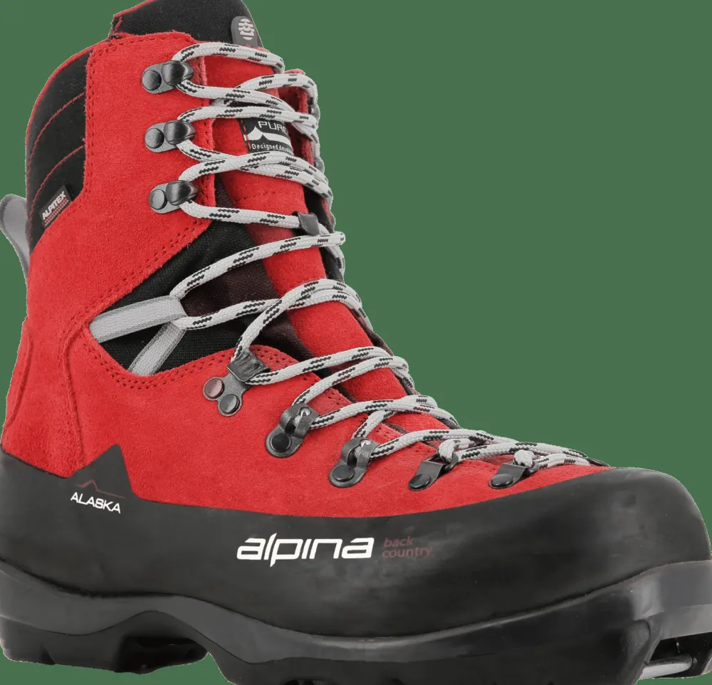 Outlet Alpina Alaska BC Red Sort/Oransje