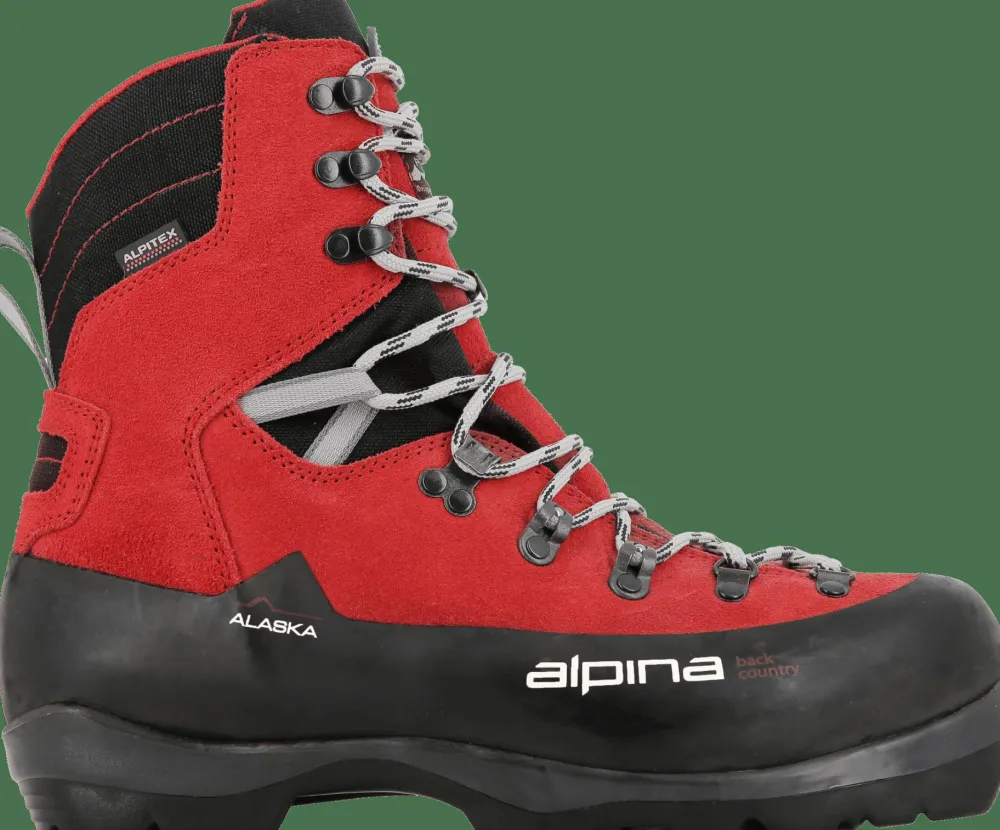 Outlet Alpina Alaska BC Red Sort/Oransje