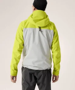 Clearance Arc'teryx Men's Alpha Jacket Euphoria / Arctic Silk