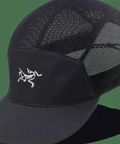 Sale Arc'teryx Norvan Mesh 5 Panel Cap Black/Arctic Silk