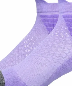 New Asics Fujitrail Quarter Sock Amethyst