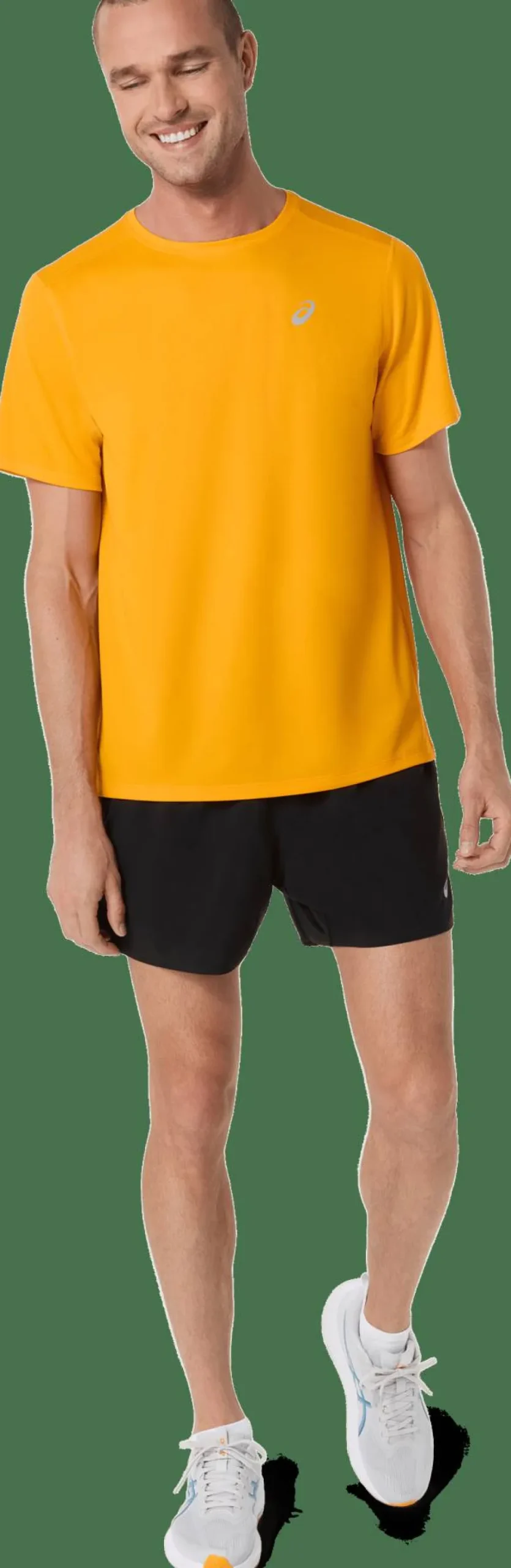 Online Asics Men's Core Short Sleeve Top Yamabuki