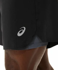 Asics Men's Road 2-N-1 7in Short Performance Black/Carrier Grey