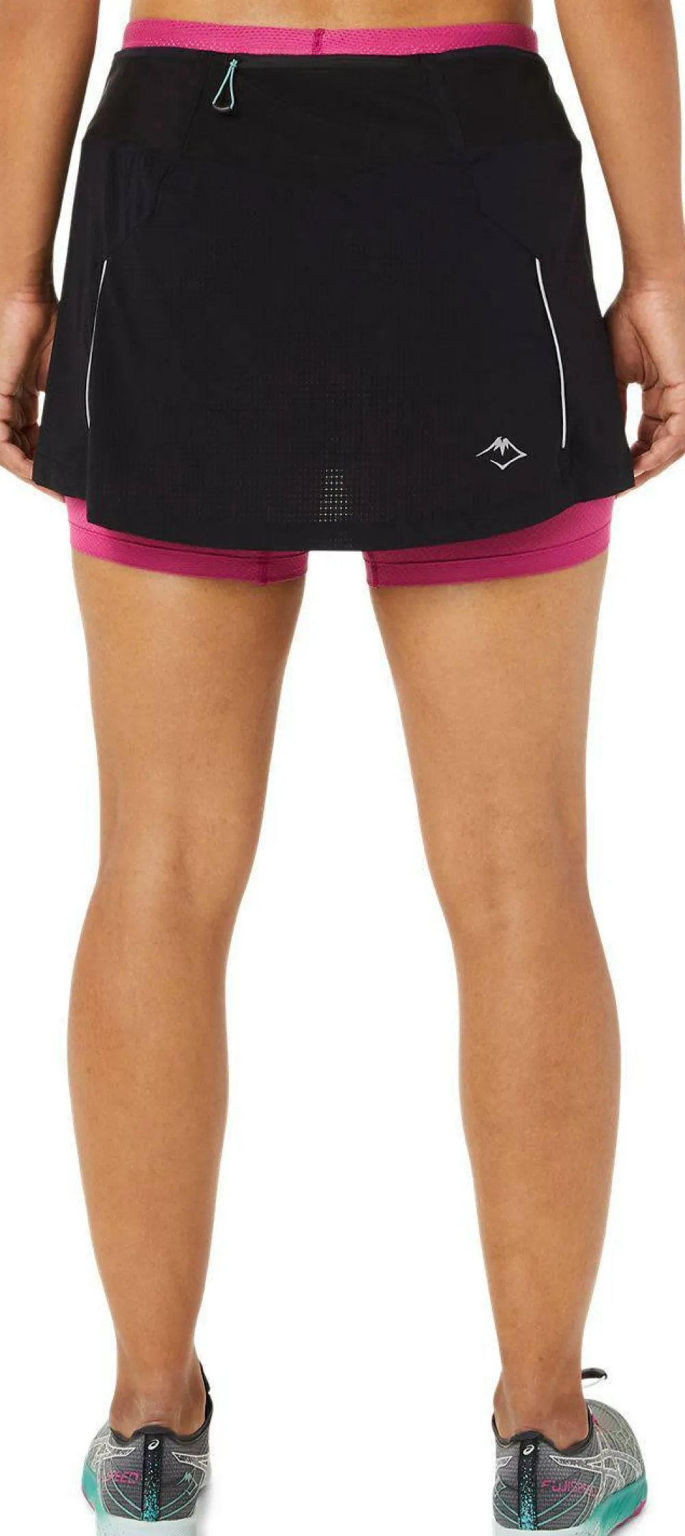 Best Asics Women's Fujitrail Skort PERFORMANCE BLACK/FUCHSIA RED