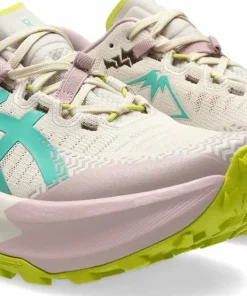 Clearance Asics Women's Trabuco Max 5 Mineral Beige/Aurora Green