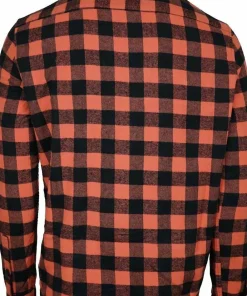 Discount Avignon Unisex AFTER Hunt Flannel Shirt Orange/Black