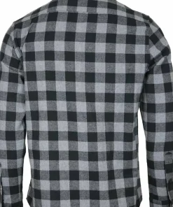 Avignon Unisex AFTER Hunt Flannel Shirt Grey/Black