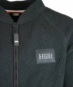 Hot Avignon Unisex AFTER Hunt Fleece Jacket Basic Black