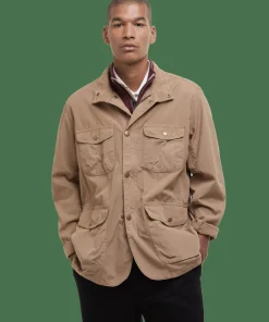 Hot Barbour Men's Ogston Casual Jacket Stone