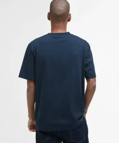 Discount Barbour Men's Rf Sports T-Sh Navy