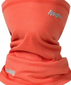 Online Bergans Juniors' Wool Neck Warmer Peachy Red