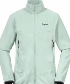 New Bergans Juniors' Fleece Midlayer Jacket Mint Crush