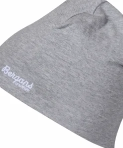 Sale Bergans Kids' Cotton Beanie Grey Melange