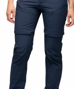 Best Bergans Women's Convertible Zip-Off Softshell Pants Navy Blue