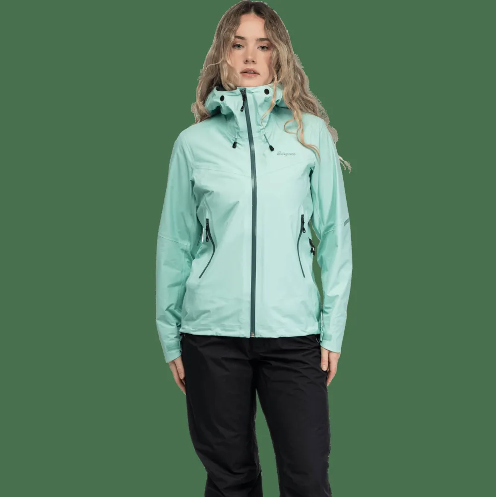 Best Bergans Women's Rabot Light 3L Shell Jacket Mint Crush