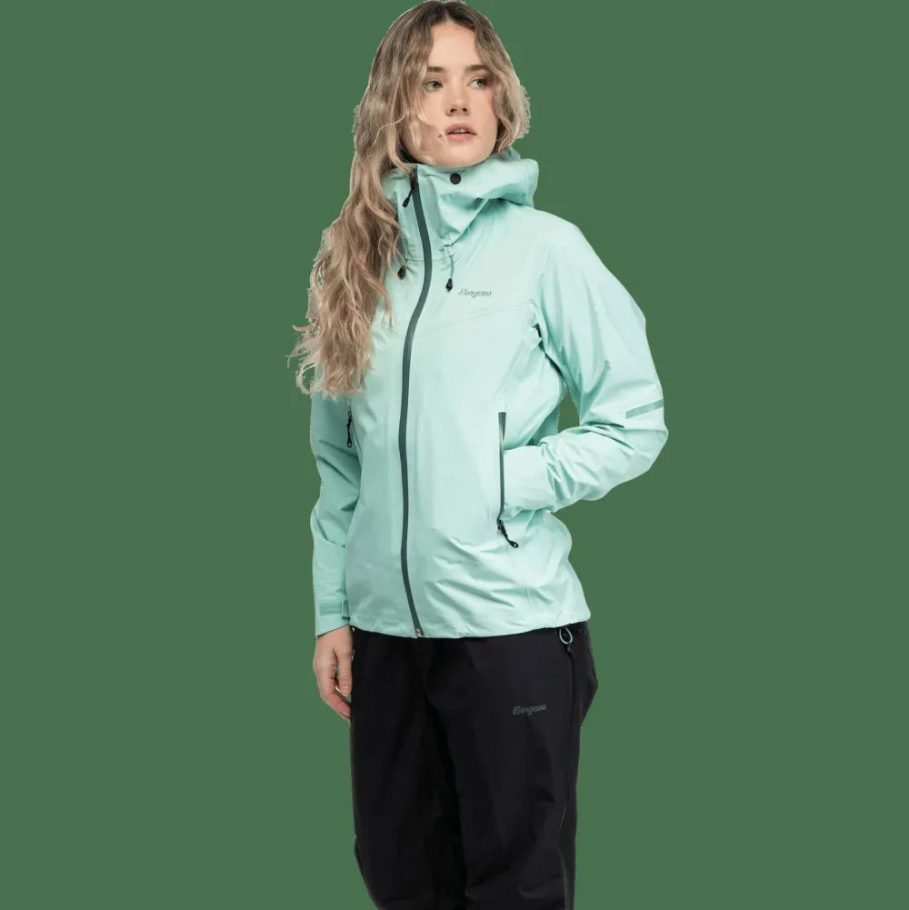 Best Bergans Women's Rabot Light 3L Shell Jacket Mint Crush