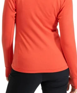 Hot Bergans Women's Rabot Merino Tech Midlayer Hoodie Peachy Red